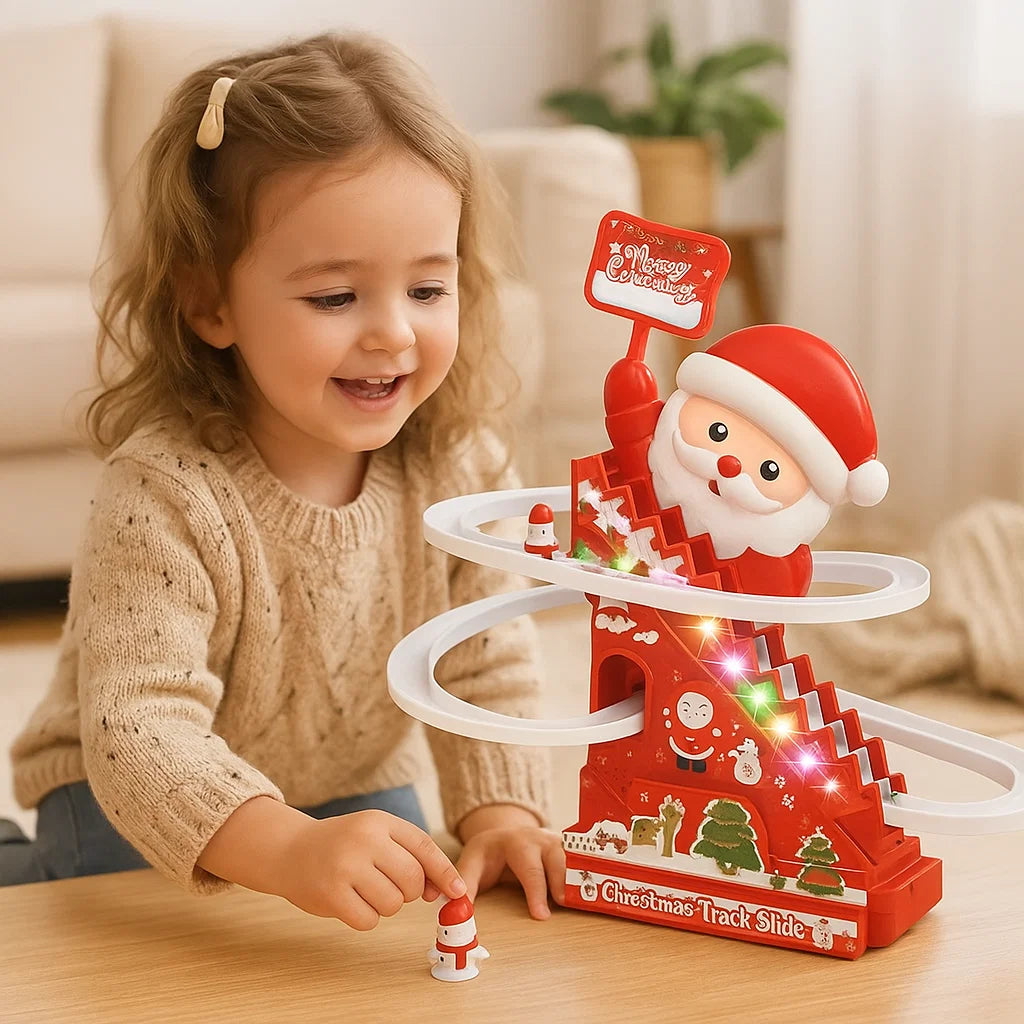 Weihnachtsmann Rutsche Achterbahn Spaß