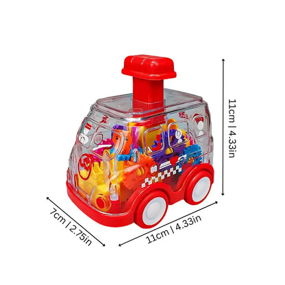 Drück und Los - Zahnrad Spielautos