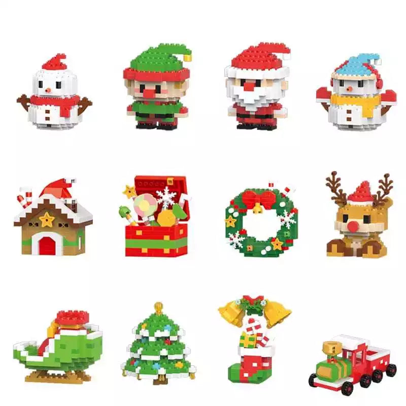 Kreative Baustein Weihnachtsfiguren - Spaß für die ganze Familie