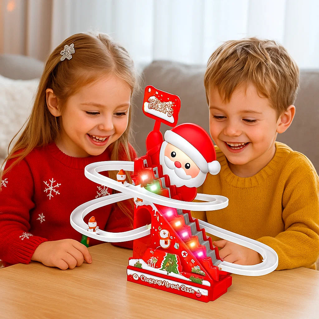 Weihnachtsmann Rutsche Achterbahn Spaß
