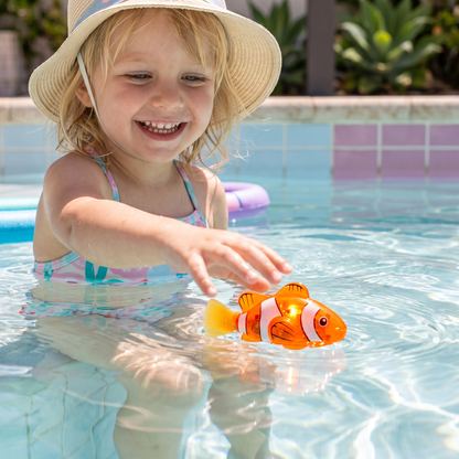 LED Schwimmfisch Spielset – Automatisch aktivierte Leuchtfische für Pool & Bad