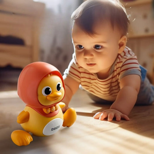 Watschelnde Entenfamilie Kinder Spielzeug