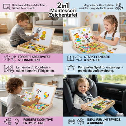 2in1 Montessori Zeichentafel