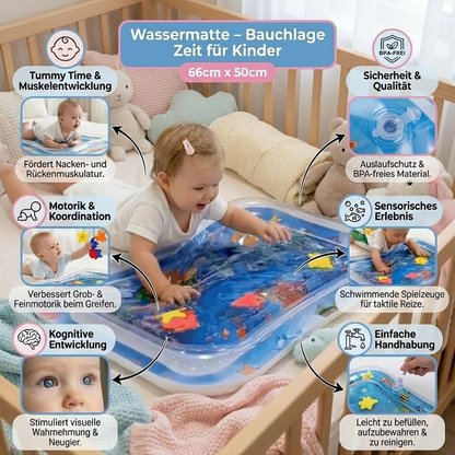 Wassermatte – Bauchlage Zeit für Kinder