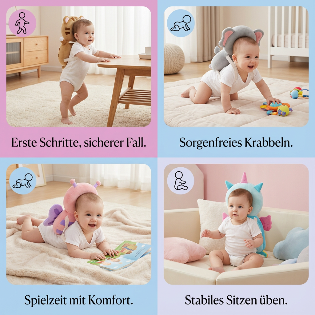 Niedlicher Baby Kopfschutz