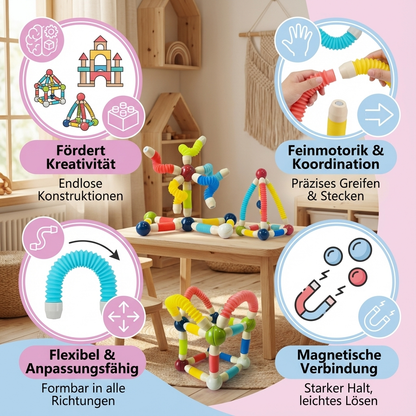 Montessori Formbare Magnetbausteine