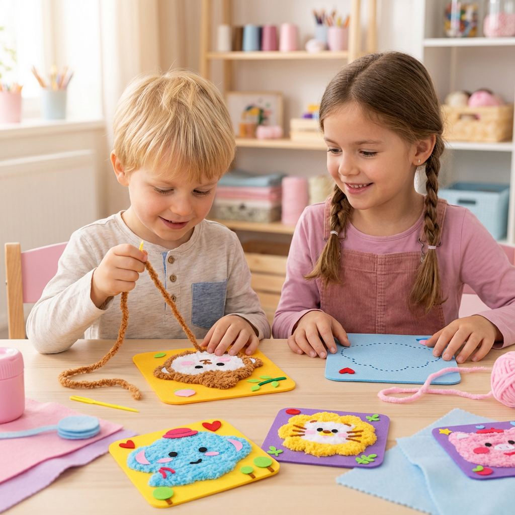 Stickpuppen Set zum selber Machen