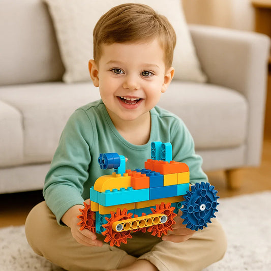 Wissenschaft und Bildungs Spielbausteine mit Motor