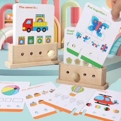 Holz Logik Entschlüsselungs Lernspiel für Kinder - Frühe Fähigkeiten Fördern