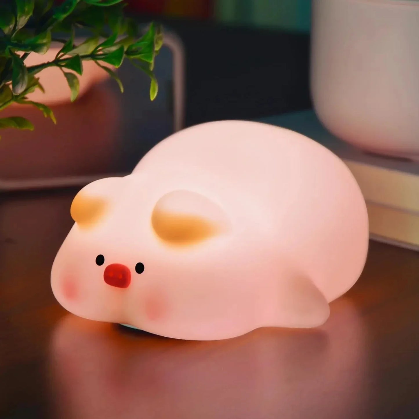 Kuscheliges Nachtlicht für Kinder | Sanftes LED-Licht mit Timer und Tierdesign