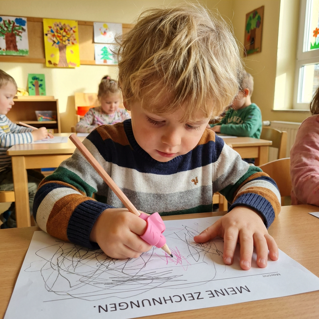 Ergonomische Silikon-Schreibhilfen für Stifte