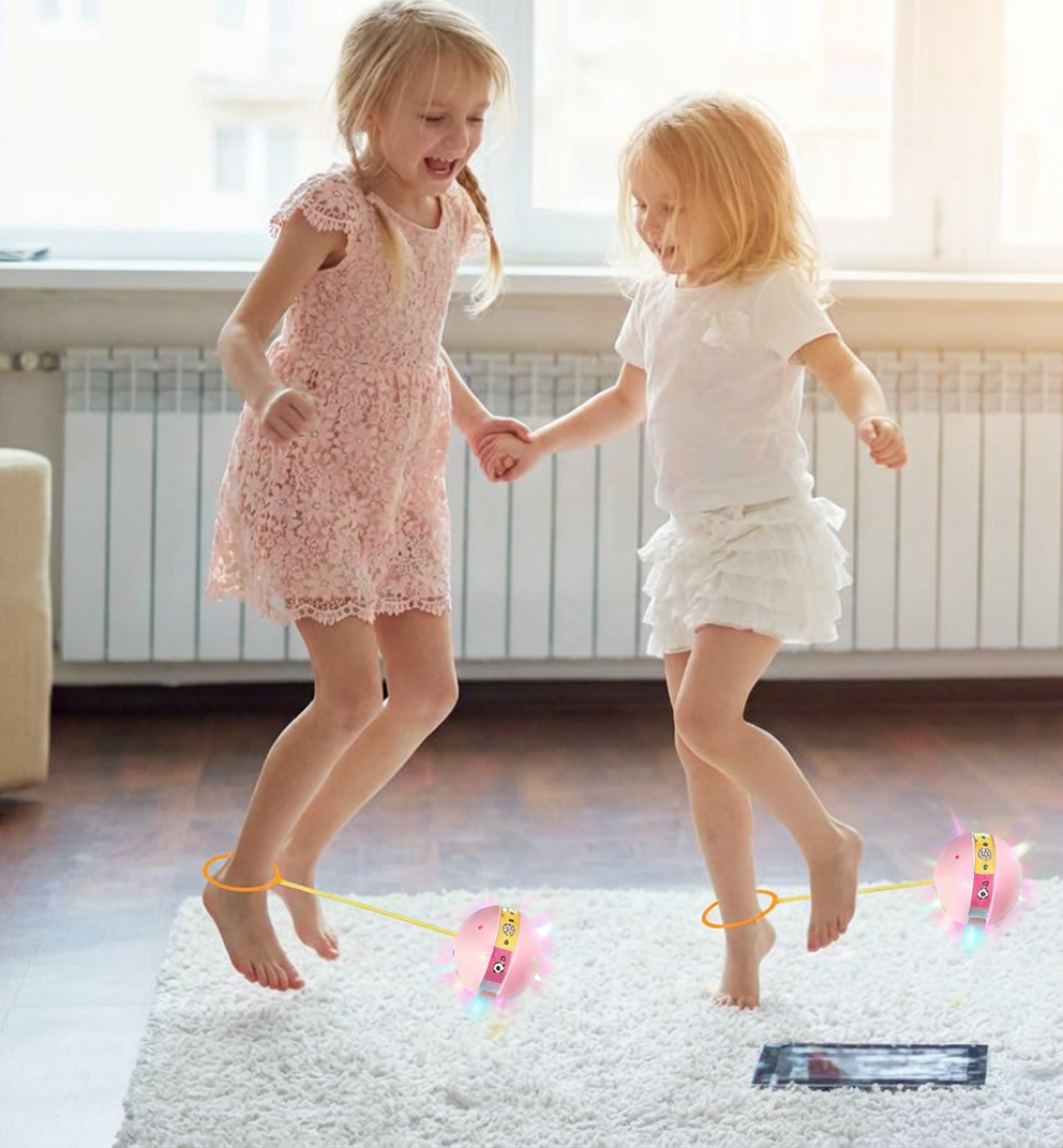 LED Knöchel Hüpfball – Interaktives Spring-Spielzeug für Kinder