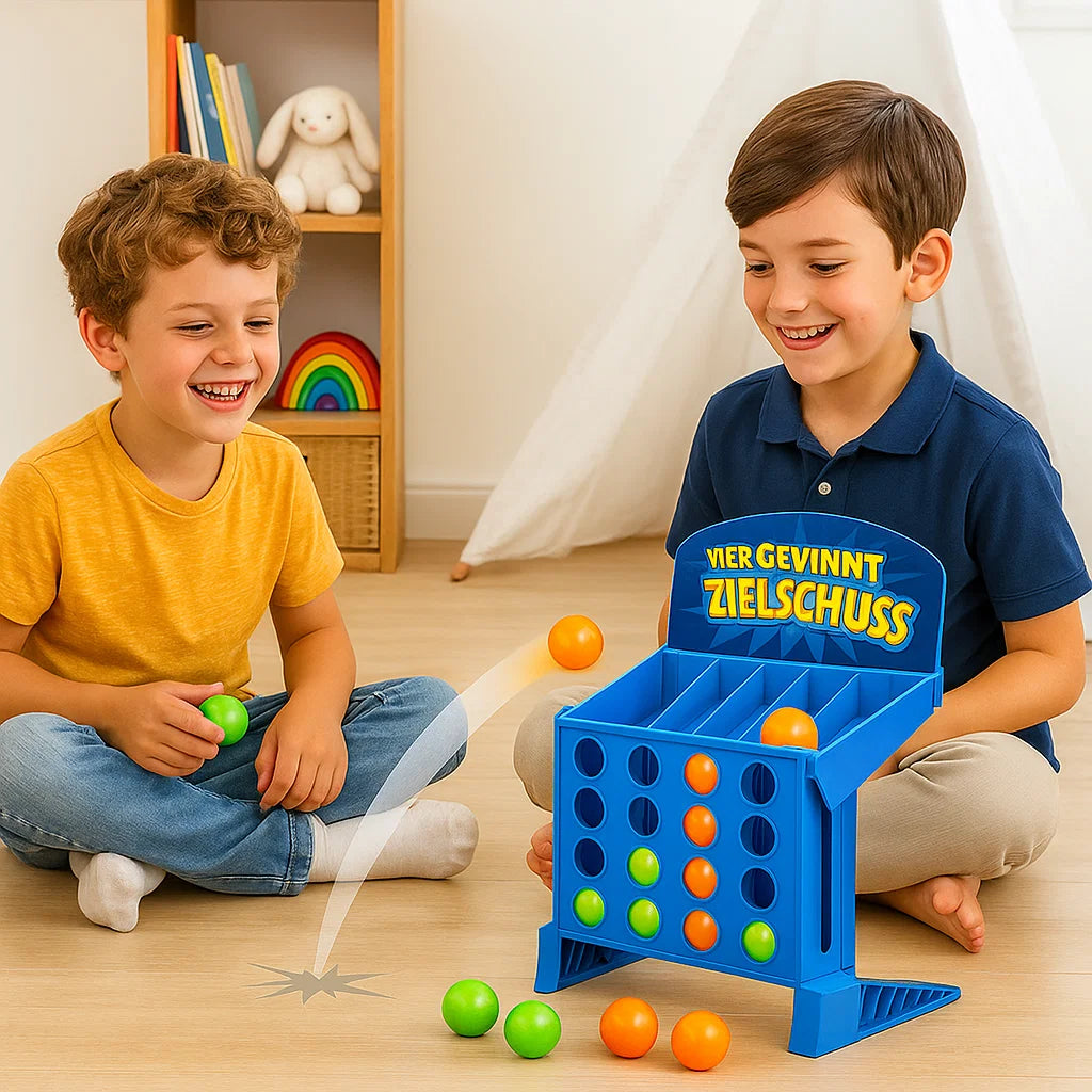 Vier Gewinnt Zielschuss Spiel