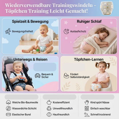 Wiederverwendbare Trainingswindeln - Töpfchen Training Leicht Gemacht!