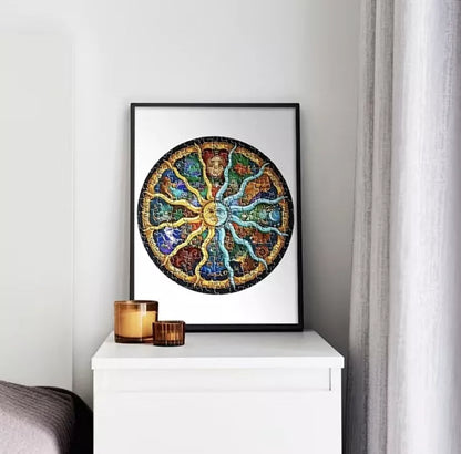1000-teilige Runde Astrologie-Puzzle