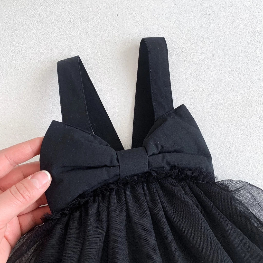 Süßes Baby-Kleid Mit Schleife – Tüllkleid Für Mädchen