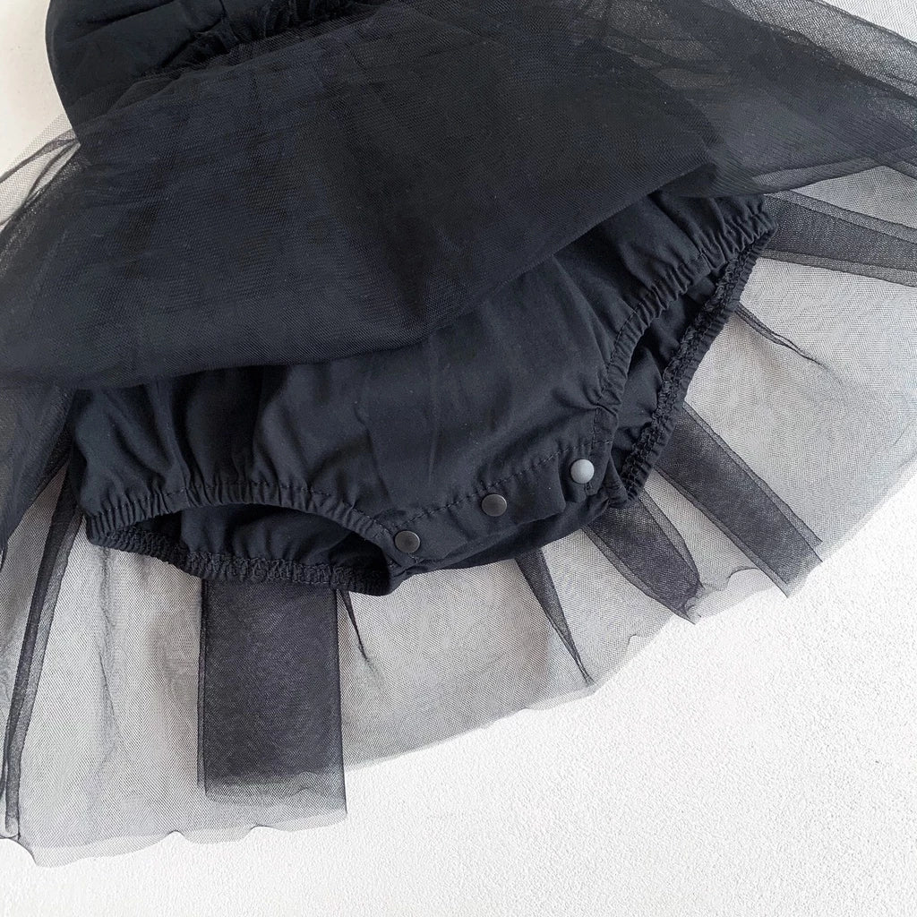 Süßes Baby-Kleid Mit Schleife – Tüllkleid Für Mädchen