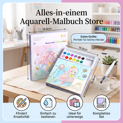 Alles-in-einem Aquarell-Malbuch