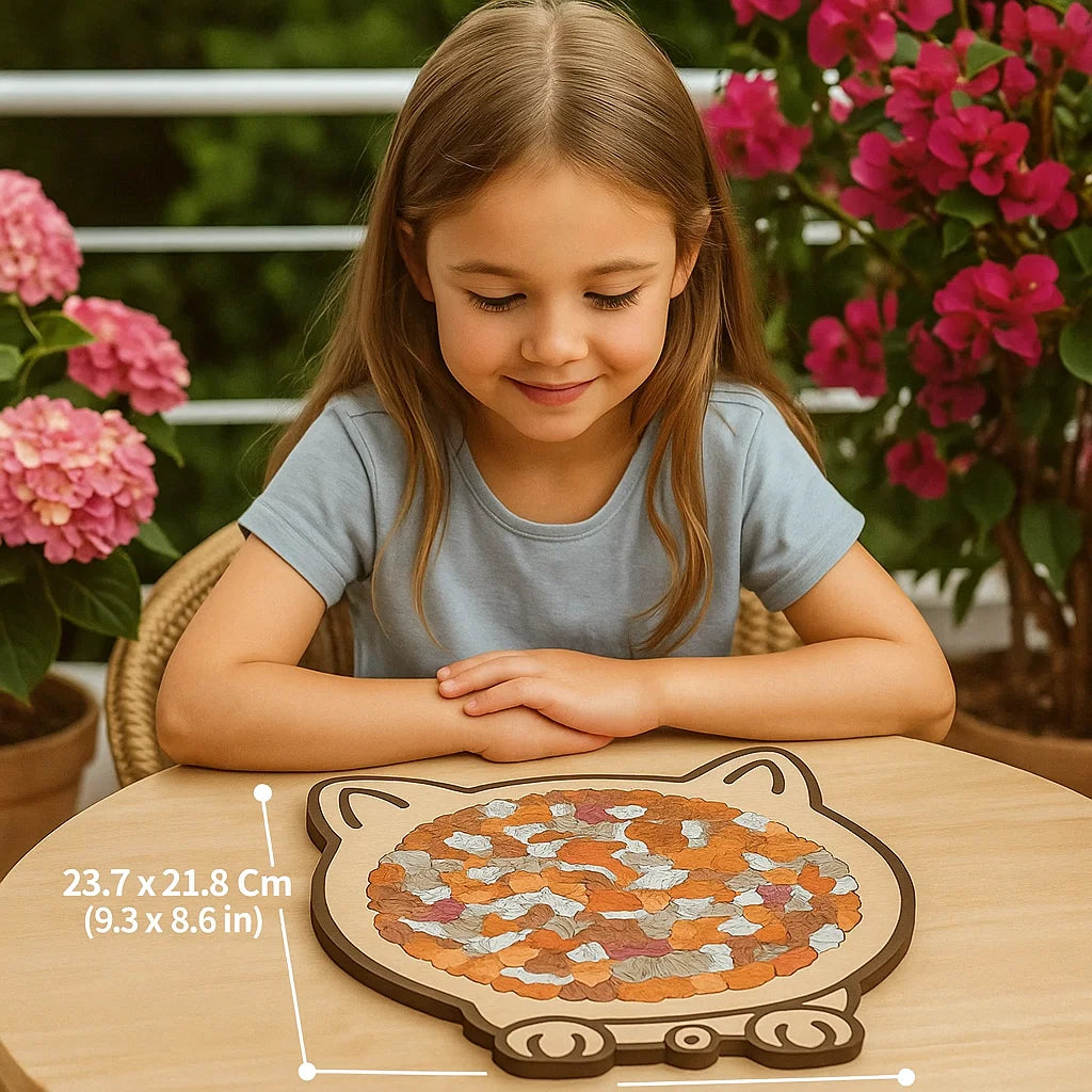 Katzen Puzzle aus Holz