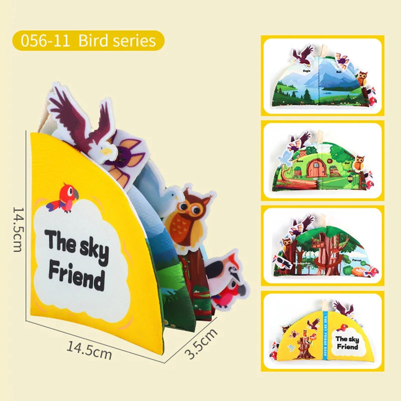 Fühlbuch für Babys & Kleinkinder – Interaktives Softbuch zur Förderung der Sinne