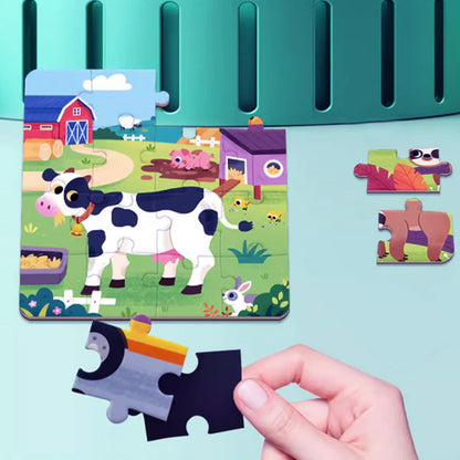Magnetisches Montessori Puzzle Buch