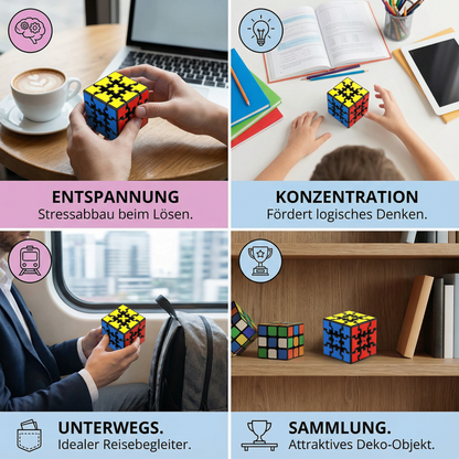 Zahnrad-Zauberwürfel 3×3×3 – Mechanisches Logikspiel