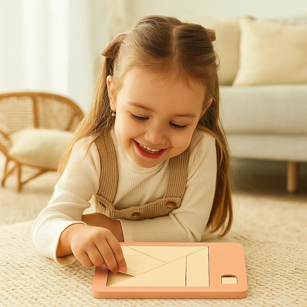 Tangram Rätsel Puzzle Spiel aus Holz