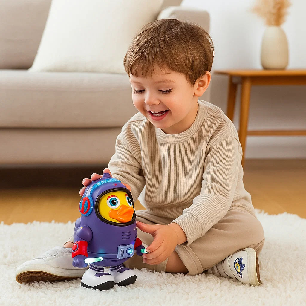 Tanzende Astronaut Ente