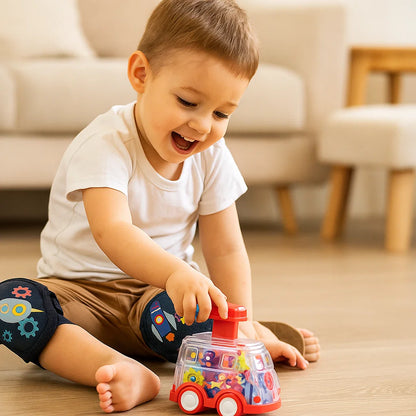 Drück und Los - Zahnrad Spielautos