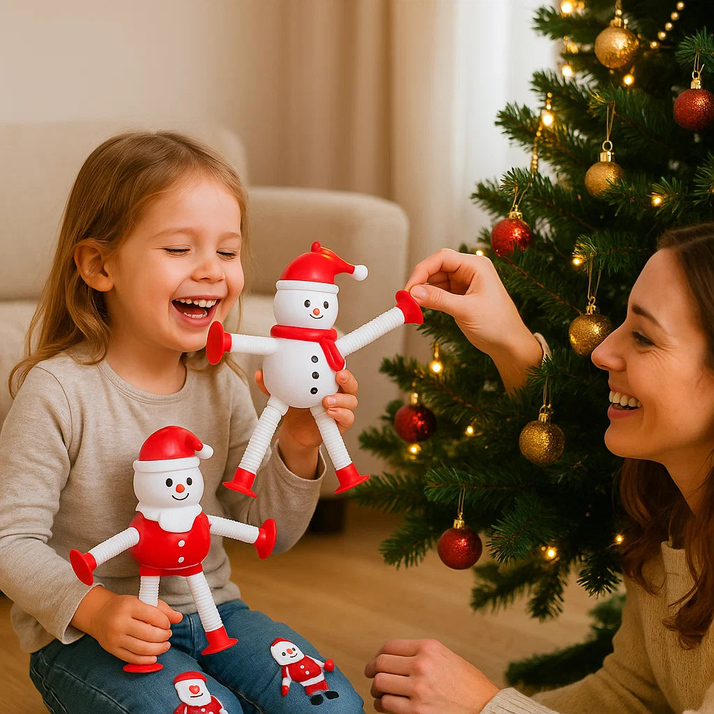 Weihnachtliche Sensorische Saugnapf Baby Spielzeug Figuren