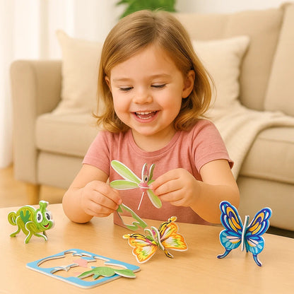 3D Cartoon Puzzle Set für Kinder