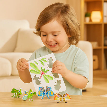 3D Cartoon Puzzle Set für Kinder