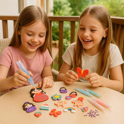 Zauberhafte Perlenmalerei – DIY Set für Kinder