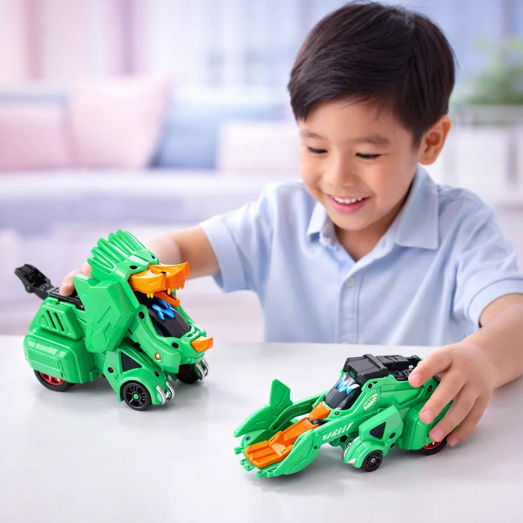 Transformierende Dinosaurier Autos