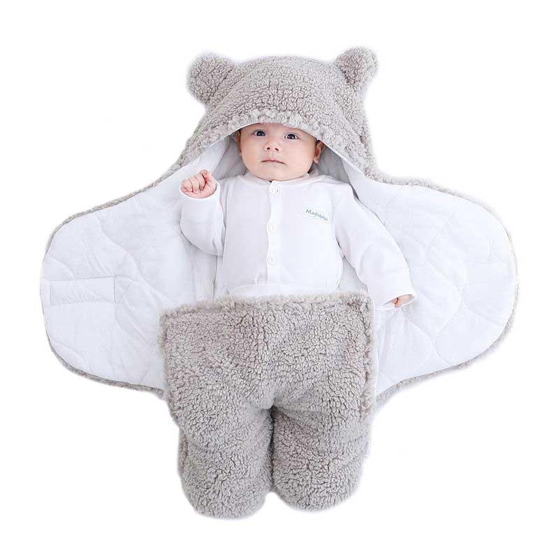 Kuscheliger Baby Wickel-Schlafsack