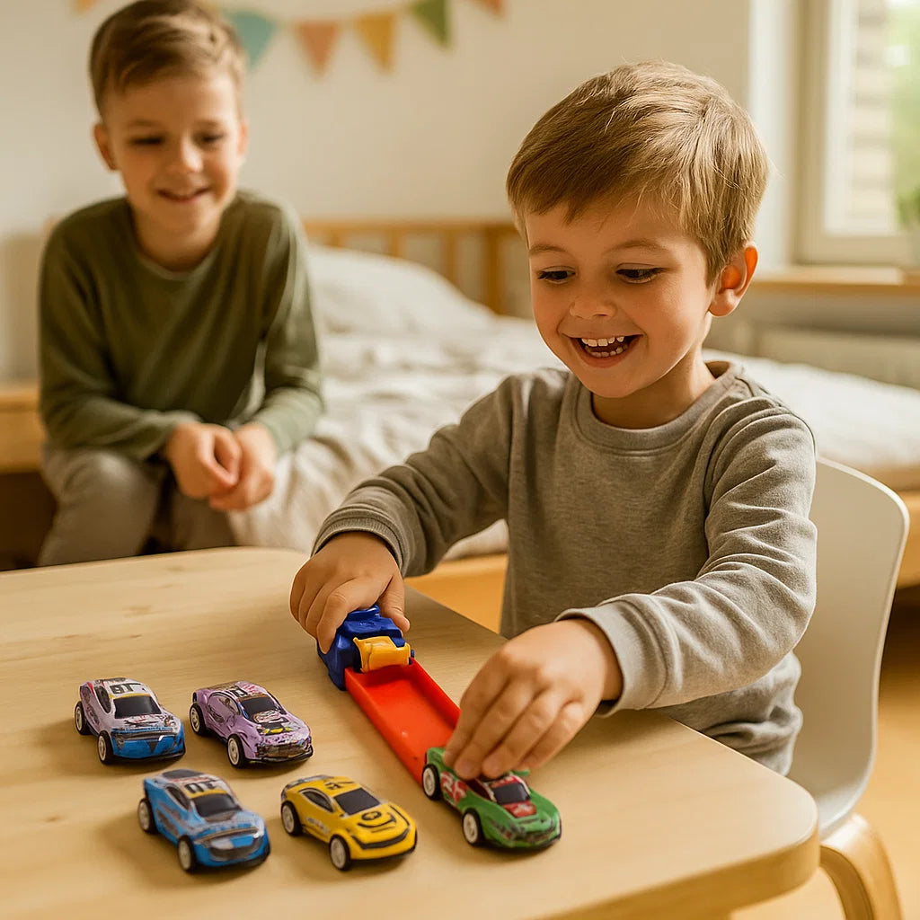 Auto Katapult Rennspiel Set