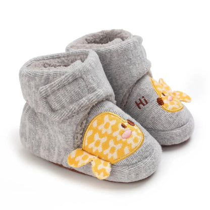 Kuschelig & Sicher – Warme Babyschuhe Mit Tier-Design