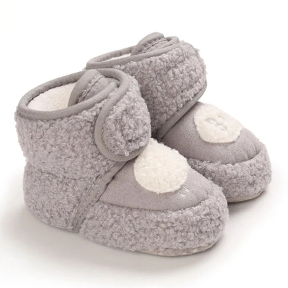 Kuschelig & Sicher – Warme Babyschuhe Mit Tier-Design