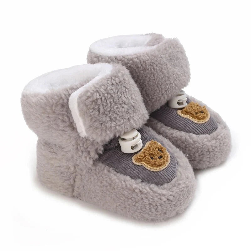 Kuschelig & Sicher – Warme Babyschuhe Mit Tier-Design