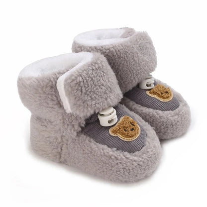 Kuschelig & Sicher – Warme Babyschuhe Mit Tier-Design