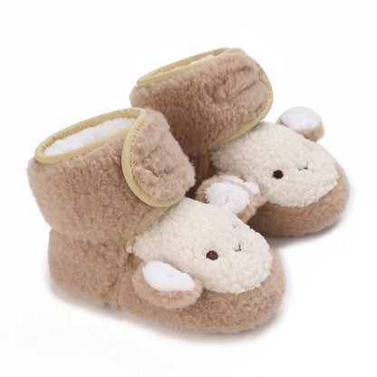 Kuschelig & Sicher – Warme Babyschuhe Mit Tier-Design