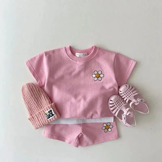 Sommerfröhlichkeit – Sommerset mit T-Shirt und Shorts für Kinder