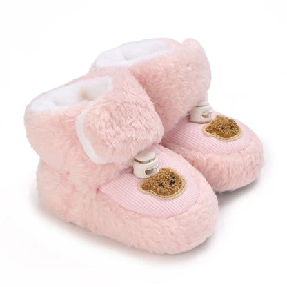 Kuschelig & Sicher – Warme Babyschuhe Mit Tier-Design
