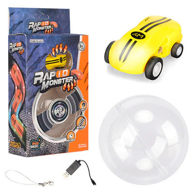Leuchtender Wirbelspaß – Magnetisches Stunt-Spielzeugauto mit LED