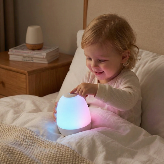 Ei-förmiges LED Nachtlicht aus Silikon